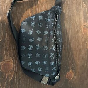 Black Patterned Women's Bag